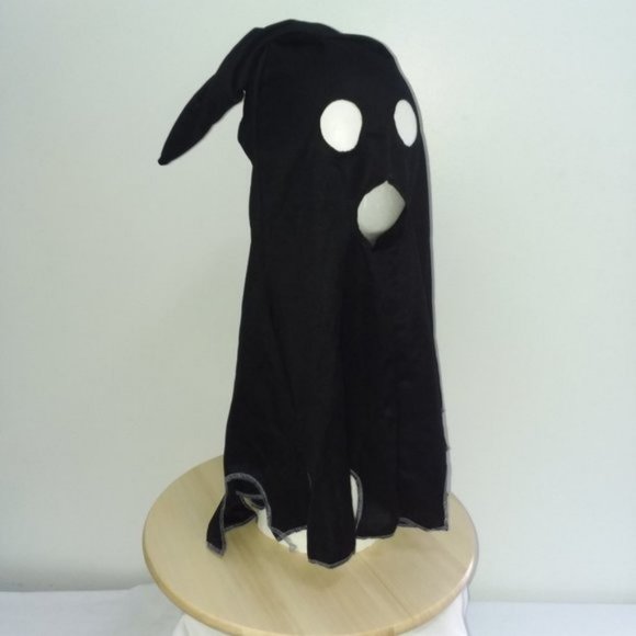 Mens Executioner COSTUME Adult XL Black Robe Hood Set Comic Con Medieval New - Picture 5 of 15